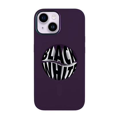 BLACK WHITE-iPhone 12 Vigor Kılıf MagSafe Özellikli