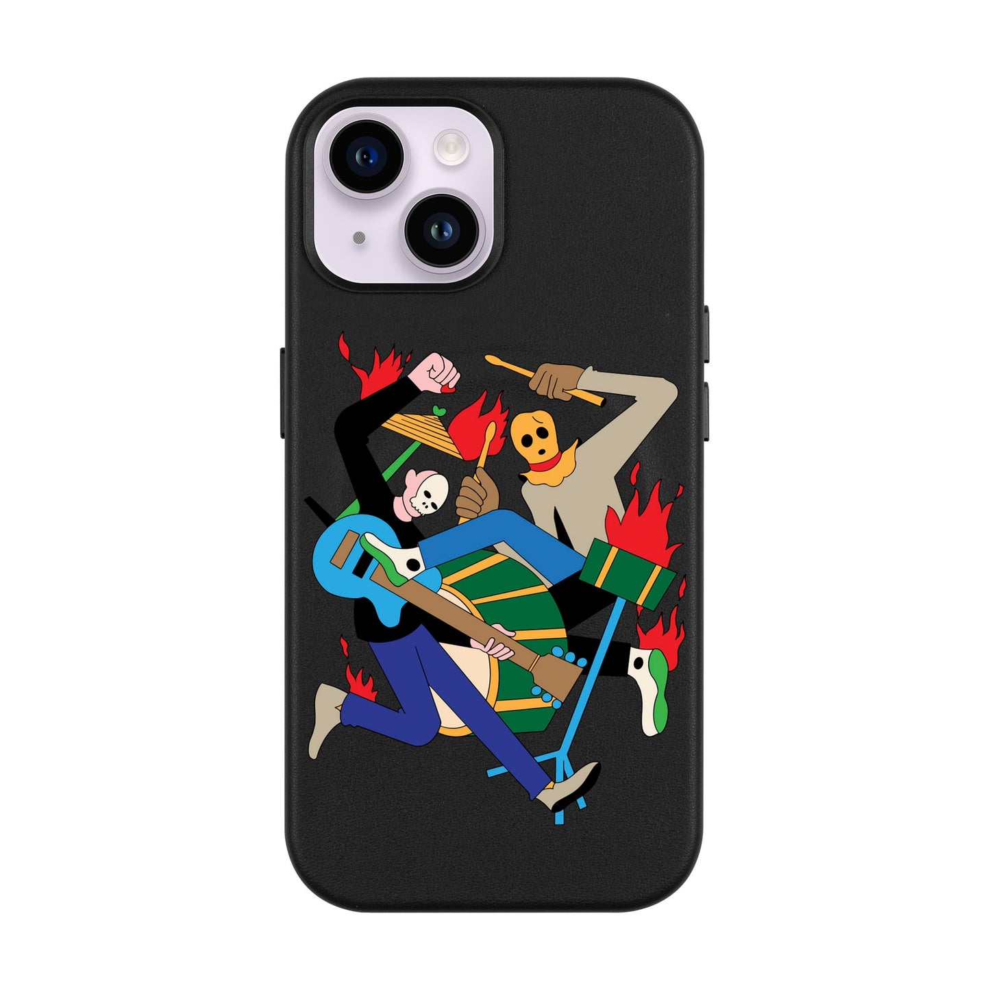 MONSTER MASH-Leather Kılıf MagSafe Özellikli - iPhone 13