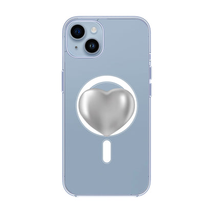 SILVER HEART-iPhone 11 Pro Max Solid Kılıf MagSafe Özellikli