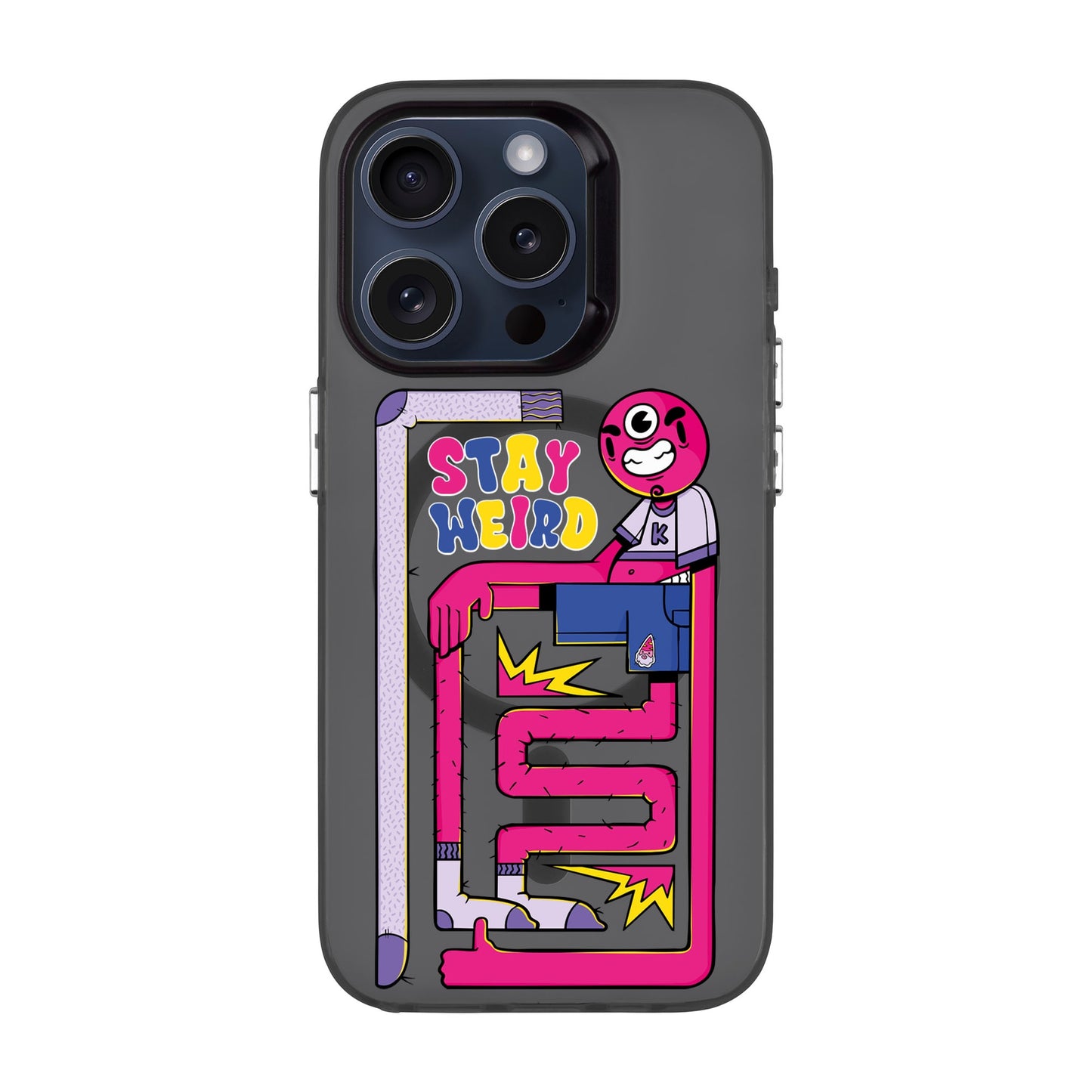OG TOOTHY-iPhone 15 Pro Hold Kılıf MagSafe Özellikli
