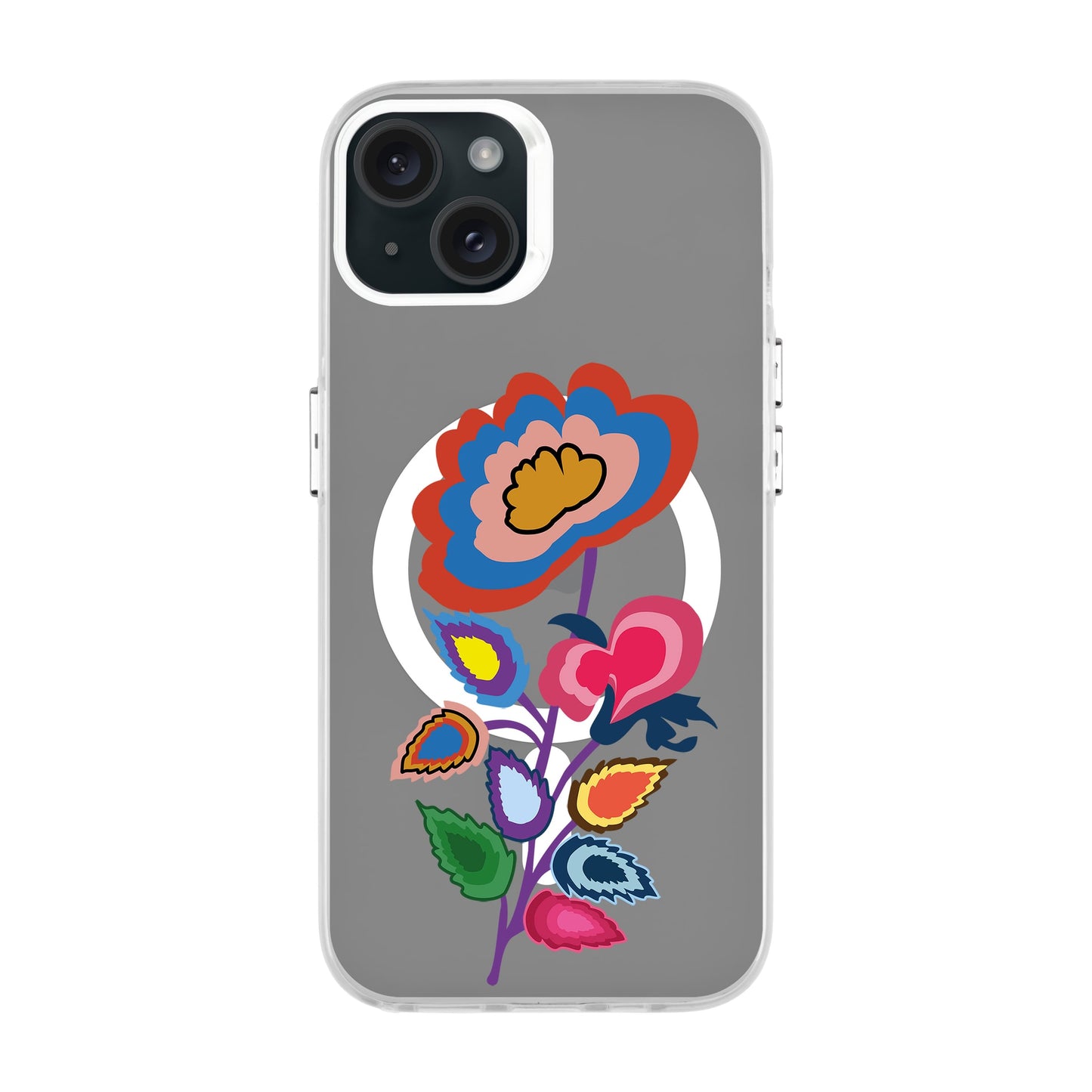 KNITTED FLOWER-iPhone 15 Plus Hold Kılıf MagSafe Özellikli