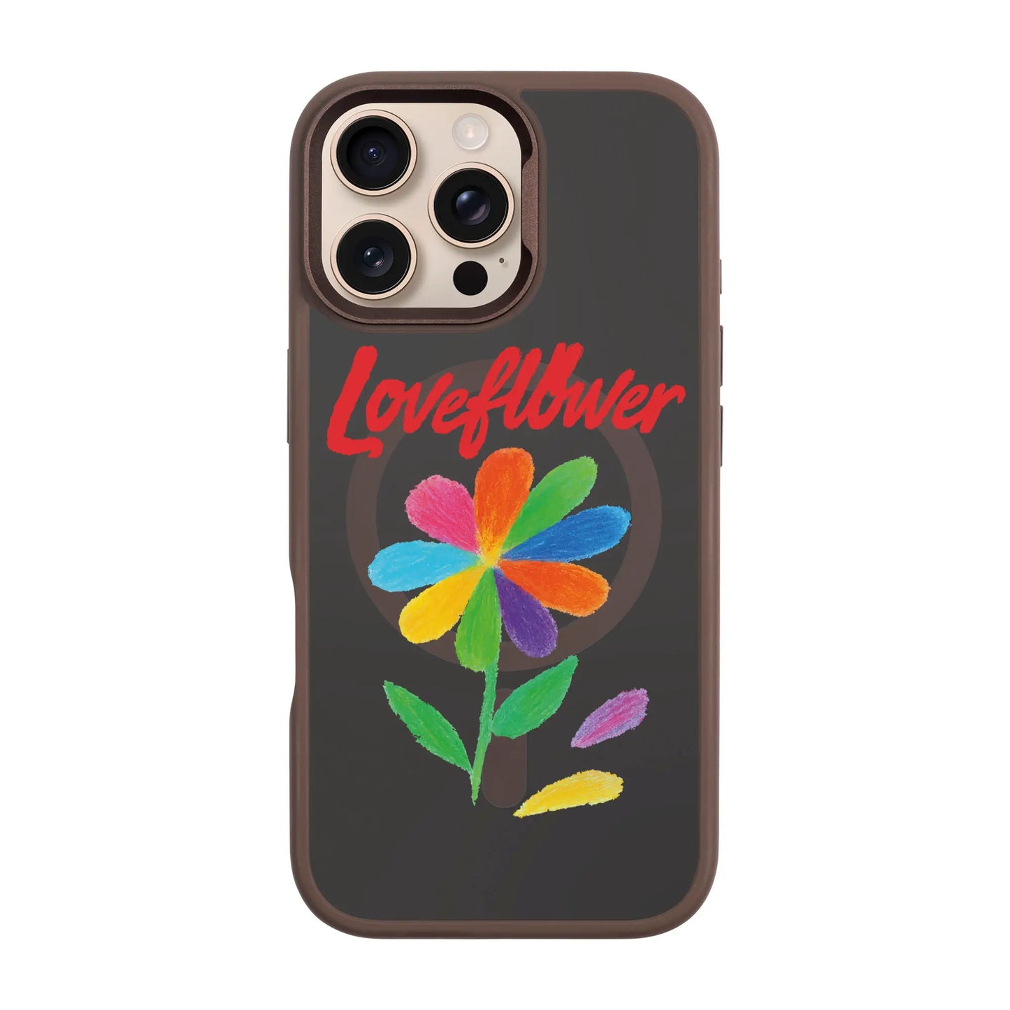 LOVE FLOWER-iPhone 16 Pro Max Rise Kılıf MagSafe Özellikli