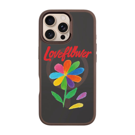 LOVE FLOWER-iPhone 16 Pro Max Rise Kılıf MagSafe Özellikli