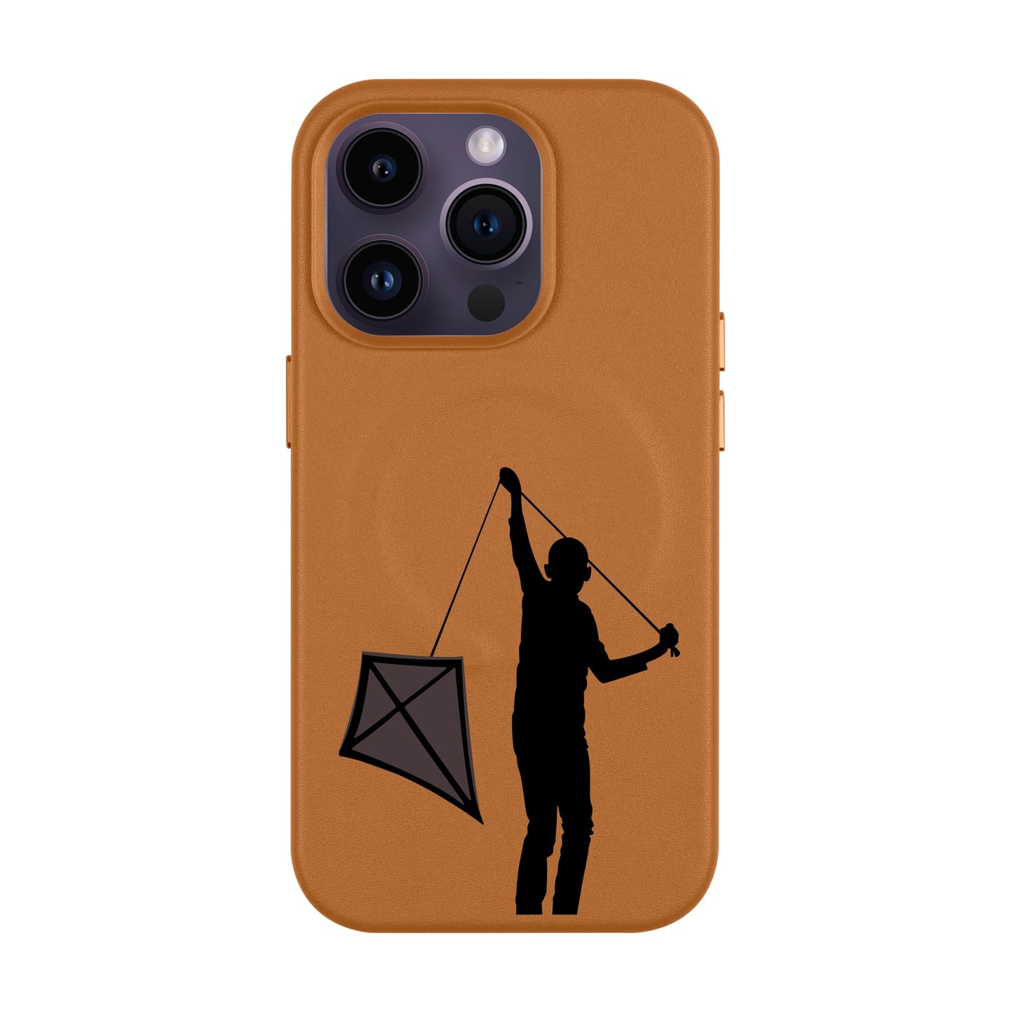 KITE-Leather Kılıf MagSafe Özellikli - iPhone 14 Pro