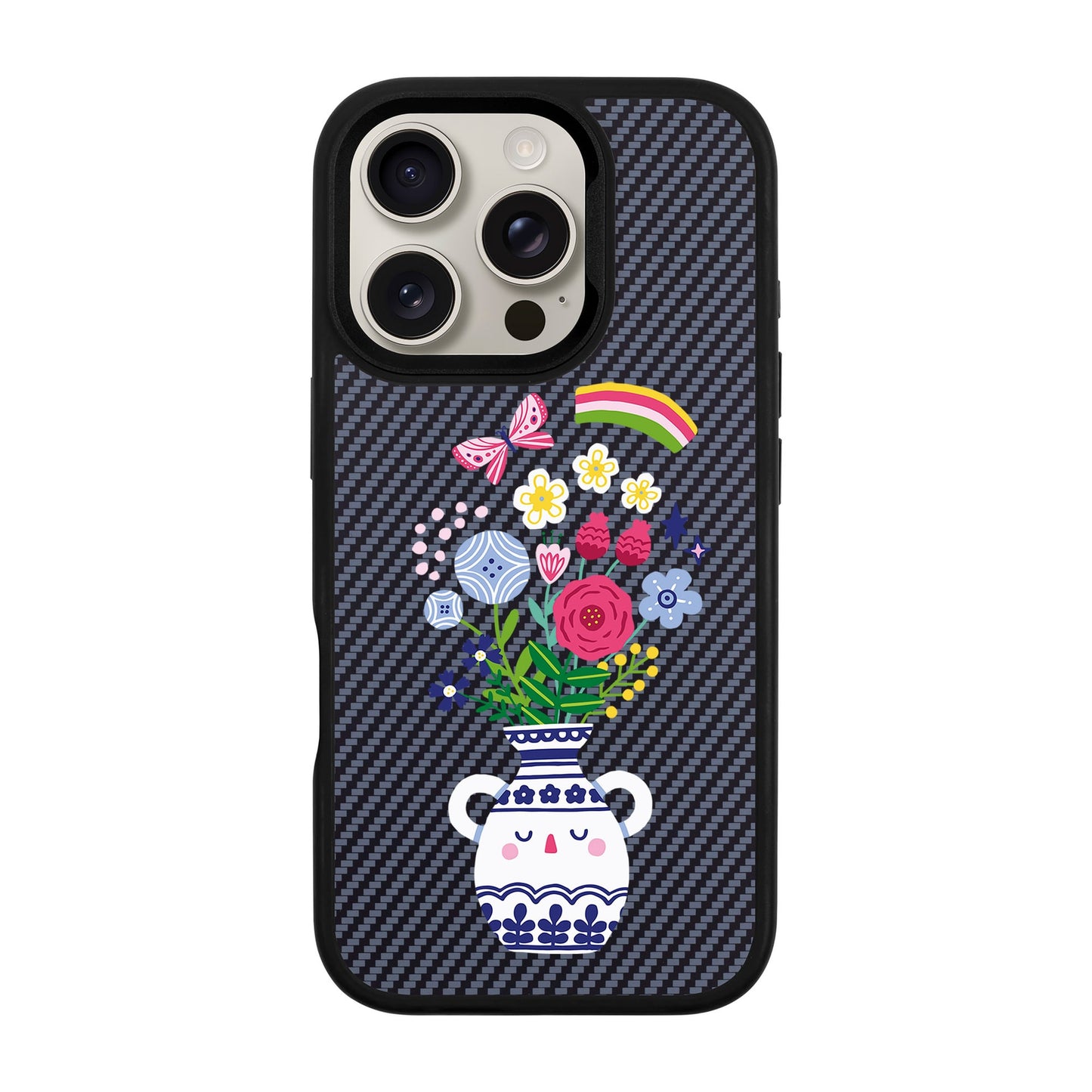 PARTERRE-iPhone 16 Pro Plaid Kılıf MagSafe Özellikli