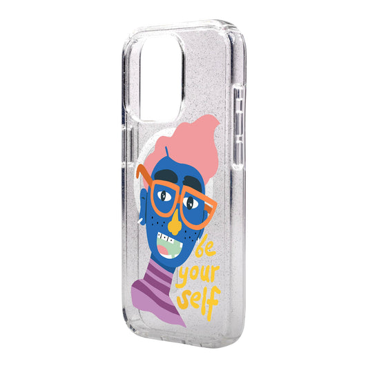 BE YOUR SELF-iPhone 15 Pro Max Shiny Kılıf MagSafe Özellikli