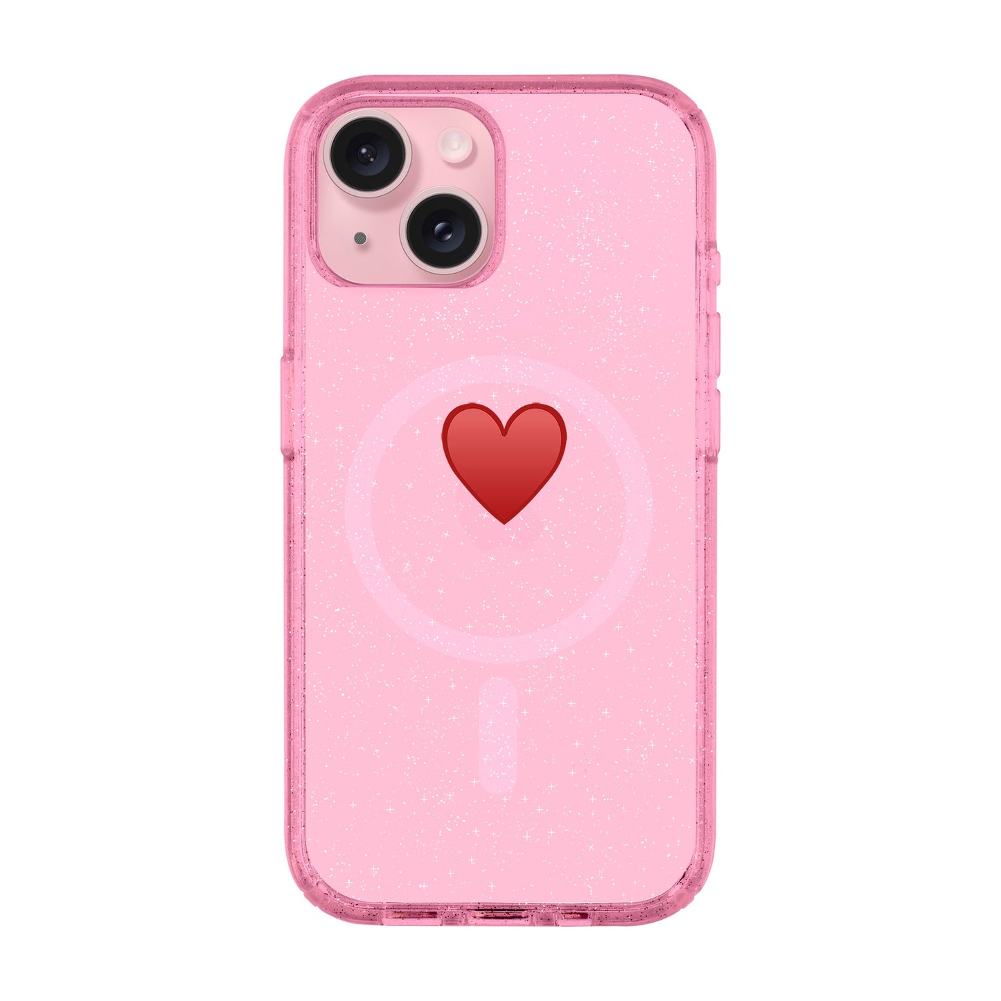 SPREAD HEART-iPhone 15 Plus Shiny Kılıf MagSafe Özellikli