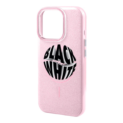 BLACK WHITE-Radiant Kılıf MagSafe Özellikli - iPhone 15 Pro