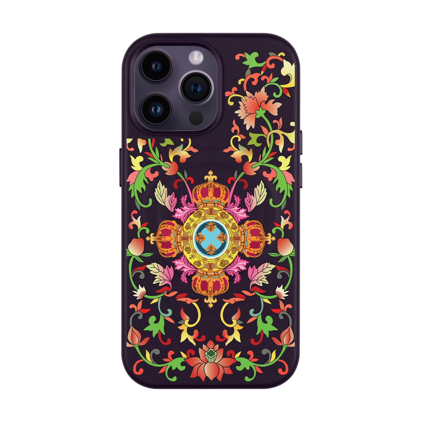 SPIRAL-iPhone 14 Pro Max Leather Kılıf MagSafe Özellikli
