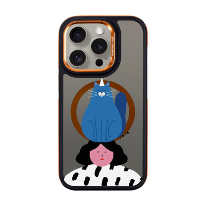 NAUGHTY CAT-iPhone 15 Pro Dark Kılıf MagSafe Özellikli