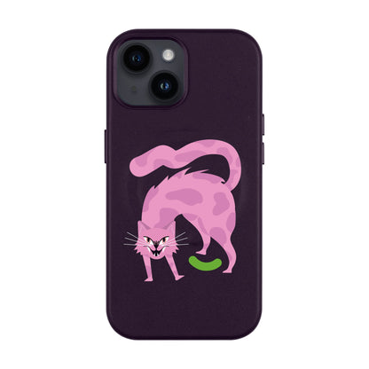 GRUMBLEPAWS-Leather Kılıf MagSafe Özellikli - iPhone 13