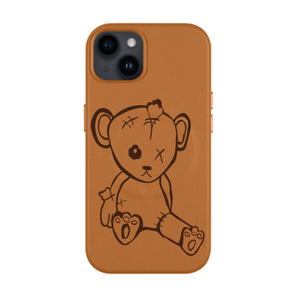 BABY BEAR-iPhone 14 Plus Leather Kılıf MagSafe Özellikli
