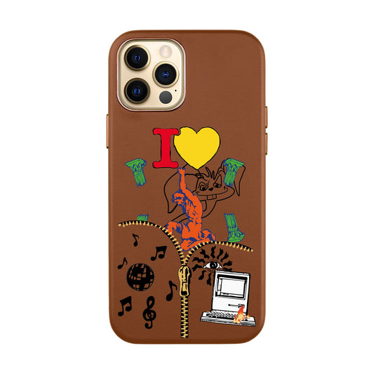 ANTIQUE-iPhone XR Leather Kılıf