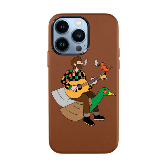 BIRDS OF A FEATHER-iPhone 13 Pro Max Leather Kılıf