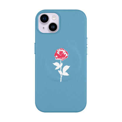 NATUREL ROSE-iPhone 14 Plus Leather Kılıf MagSafe Özellikli