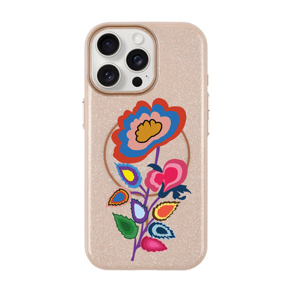 KNITTED FLOWER-iPhone 15 Pro Max Radiant Kılıf MagSafe Özellikli