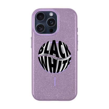 BLACK WHITE-iPhone 15 Pro Max Radiant Kılıf MagSafe Özellikli