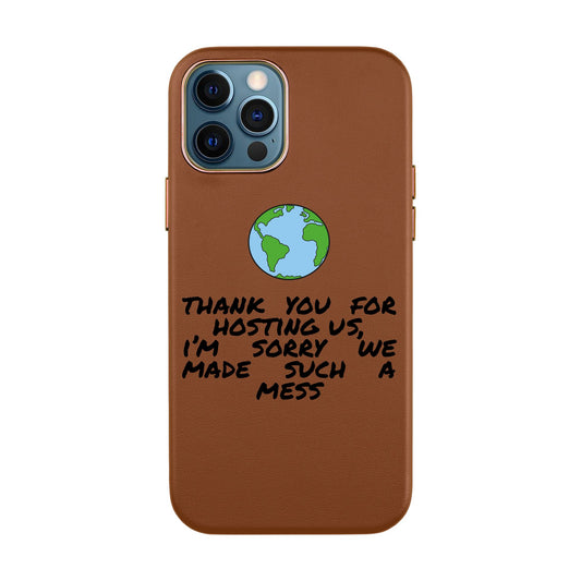MESS-iPhone XR Leather Kılıf
