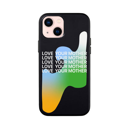 LOVE YOUR MOTHER-iPhone 13 Mini Leather Kılıf