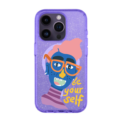 BE YOUR SELF-iPhone 14 Pro Shiny Kılıf MagSafe Özellikli