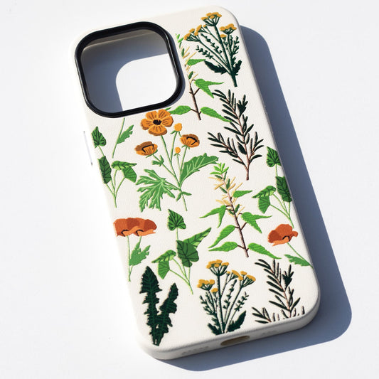 POTHERB-iPhone 13 Pro Max Leather Kılıf