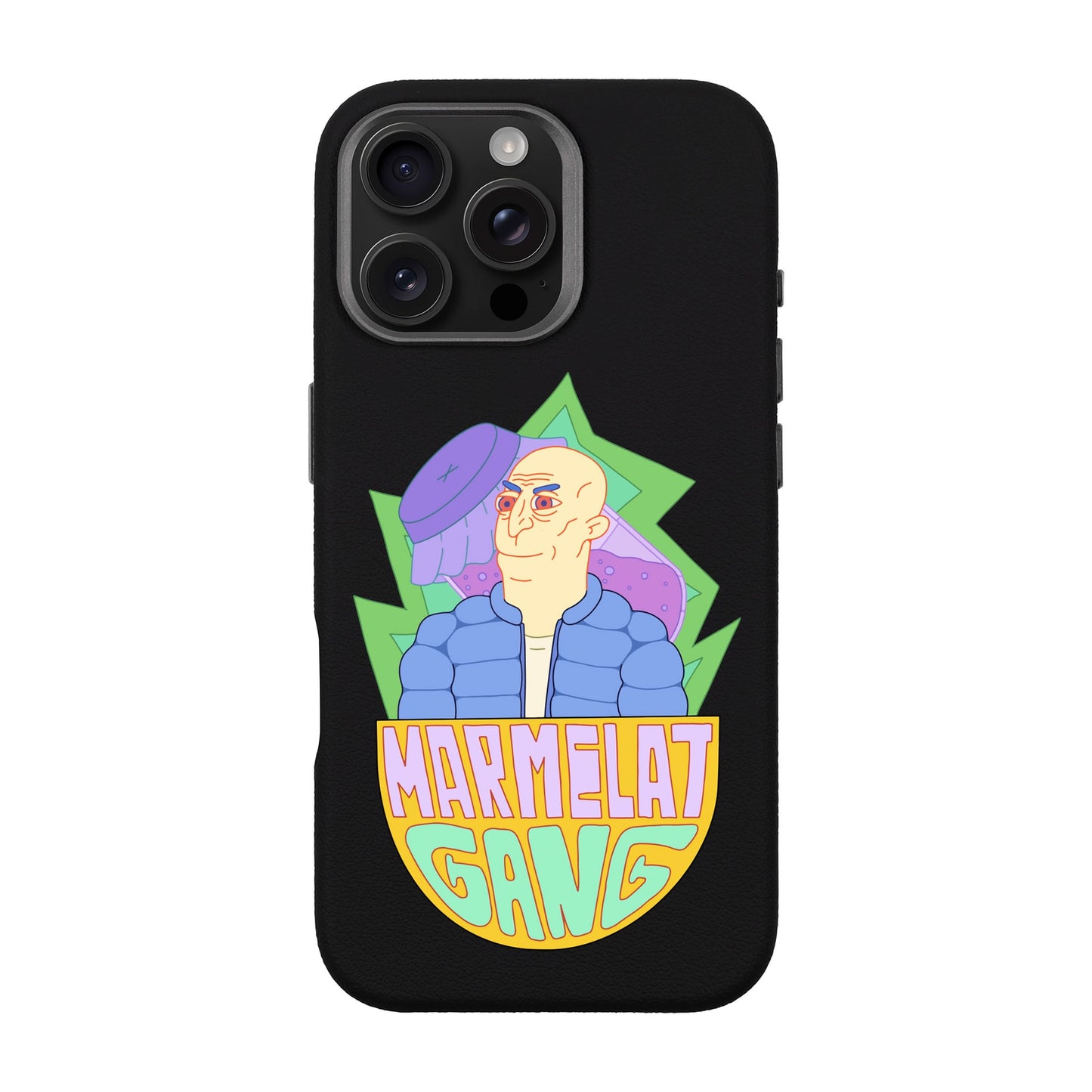 MARMELAT GANG-iPhone 16 Pro Max Leather Premium Kılıf MagSafe Özellikli