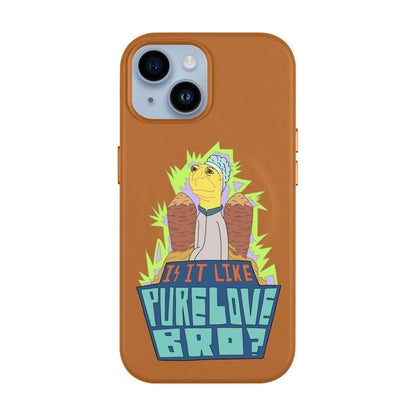 PURE LOVE-Leather Kılıf MagSafe Özellikli - iPhone 13