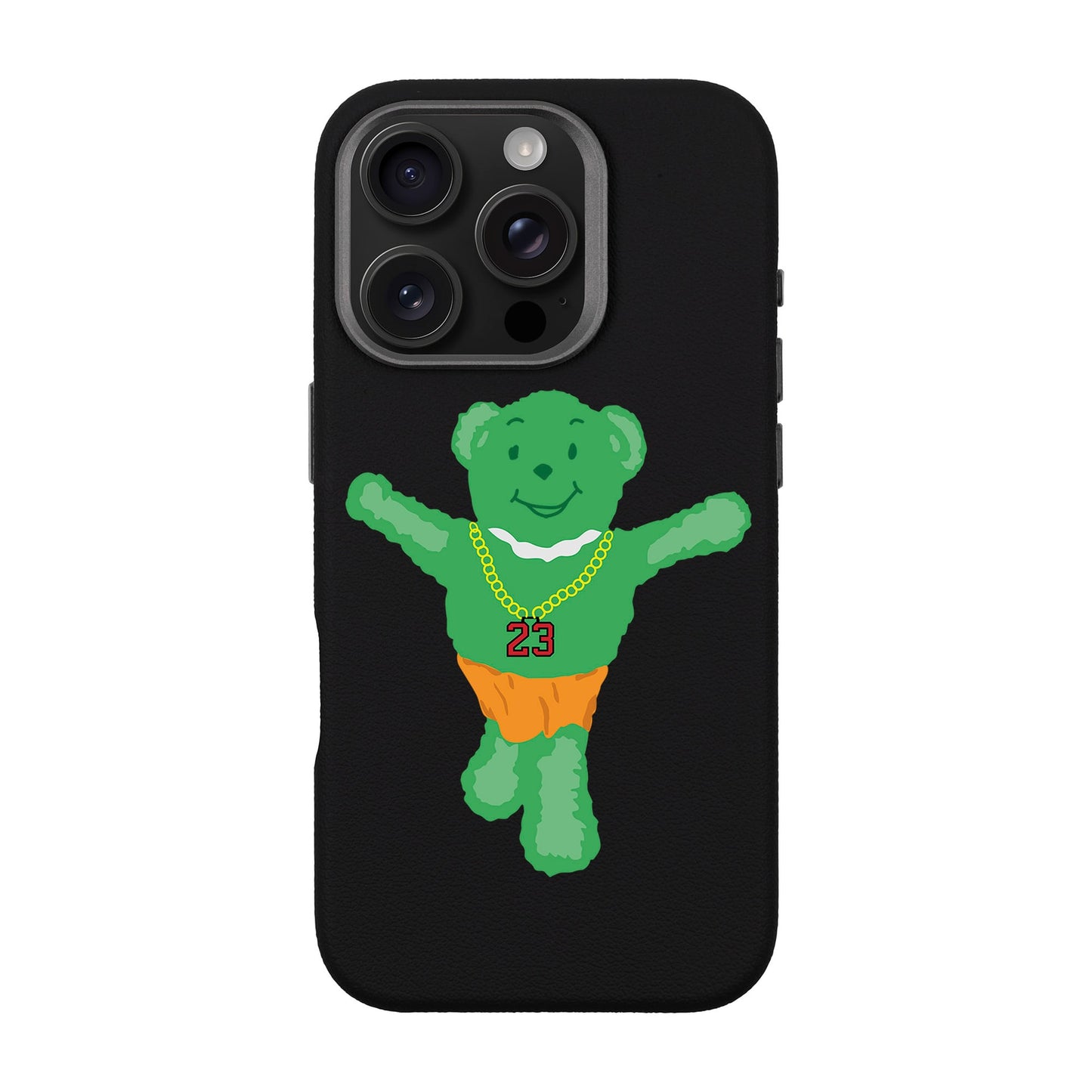 GREEN BEAR-iPhone 16 Pro Leather Premium Kılıf MagSafe Özellikli
