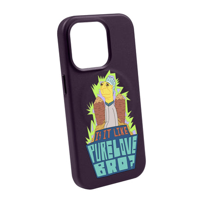 PURE LOVE-Leather Kılıf MagSafe Özellikli - iPhone 14 Pro