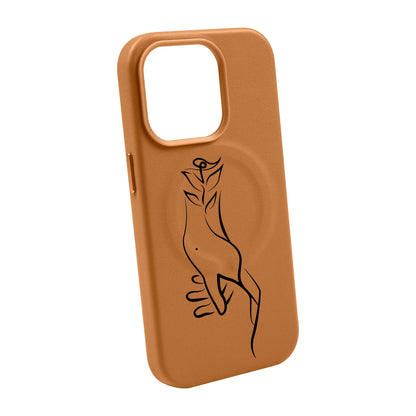 TOUCH-iPhone 14 Pro Max Leather Kılıf MagSafe Özellikli