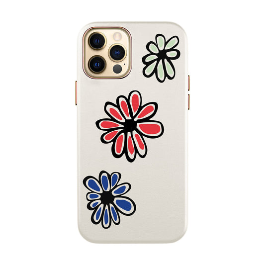 FLORIST-iPhone 14 Leather Kılıf
