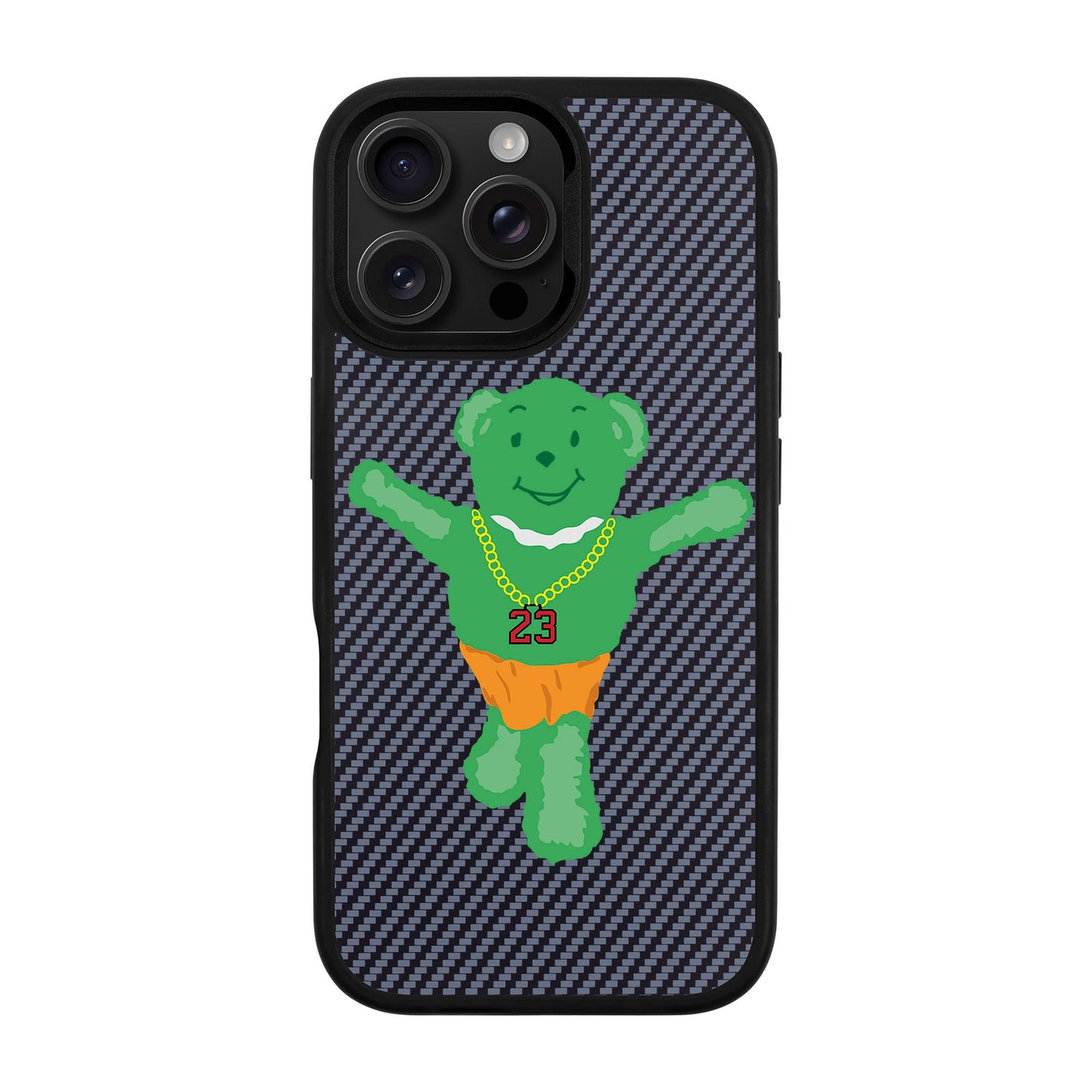 GREEN BEAR-iPhone 16 Pro Max Plaid Kılıf MagSafe Özellikli