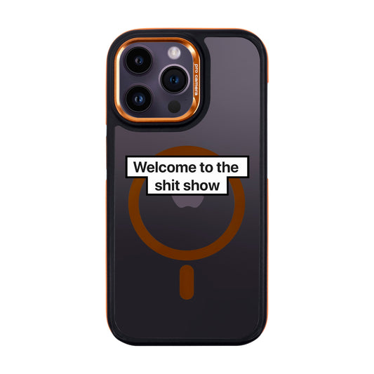 WELCOME-iPhone 14 Pro Max Dark Kılıf MagSafe Özellikli