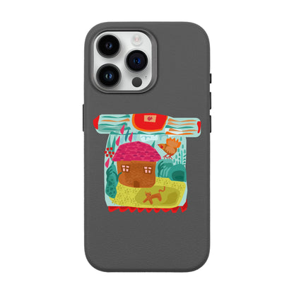 SİHİRLİ KAZAK-iPhone 14 Pro Max Leather Premium Kılıf MagSafe Özellikli