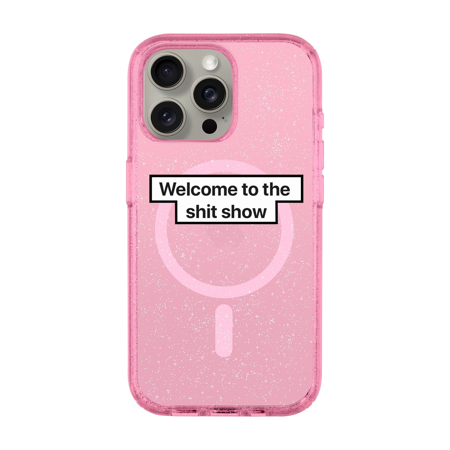 WELCOME-iPhone 15 Pro Max Shiny Kılıf MagSafe Özellikli
