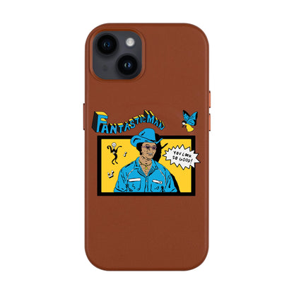 FANTASTIC MAN-iPhone 14 Plus Leather Kılıf MagSafe Özellikli