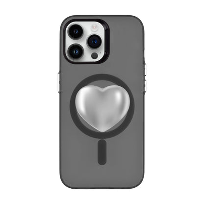 SILVER HEART-iPhone 14 Pro Max Hold Kılıf MagSafe Özellikli