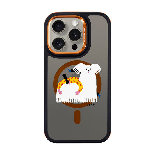 FANCY DOG-iPhone 15 Pro Dark Kılıf MagSafe Özellikli
