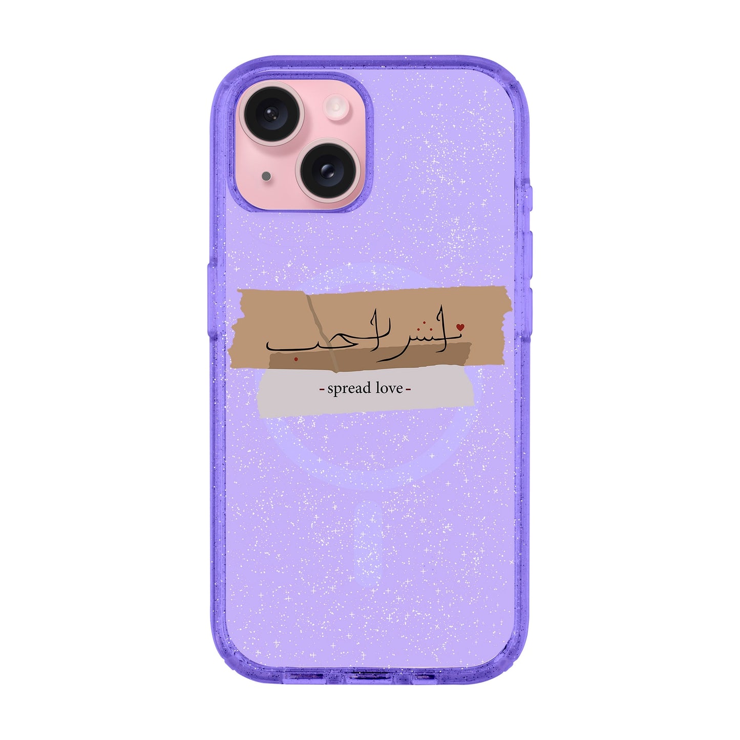 SPREAD LOVE-iPhone 14 Plus Shiny Kılıf MagSafe Özellikli
