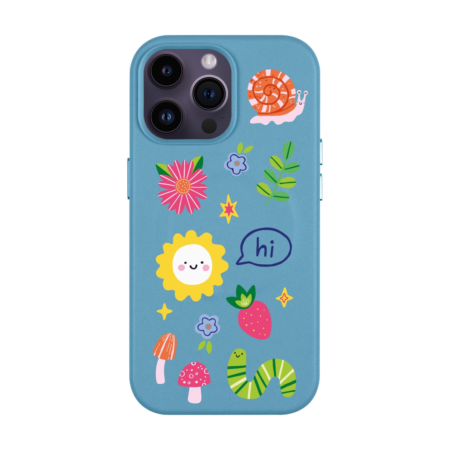 HELLO NATURE-iPhone 14 Pro Max Leather Kılıf MagSafe Özellikli