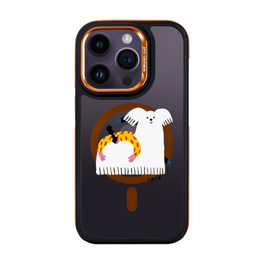 FANCY DOG-iPhone 14 Pro Dark Kılıf MagSafe Özellikli