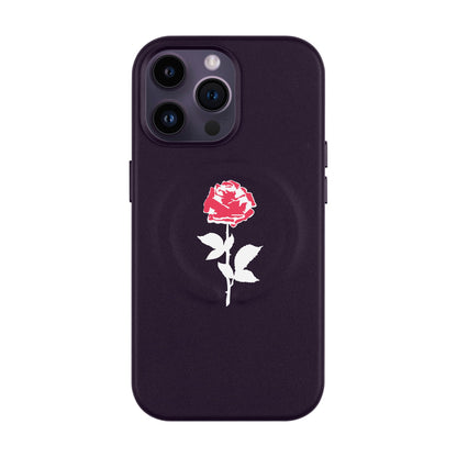 NATUREL ROSE-iPhone 14 Pro Max Leather Kılıf MagSafe Özellikli
