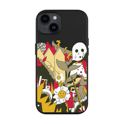 EVERYTHING IS BURNING-iPhone 14 Plus Leather Kılıf MagSafe Özellikli