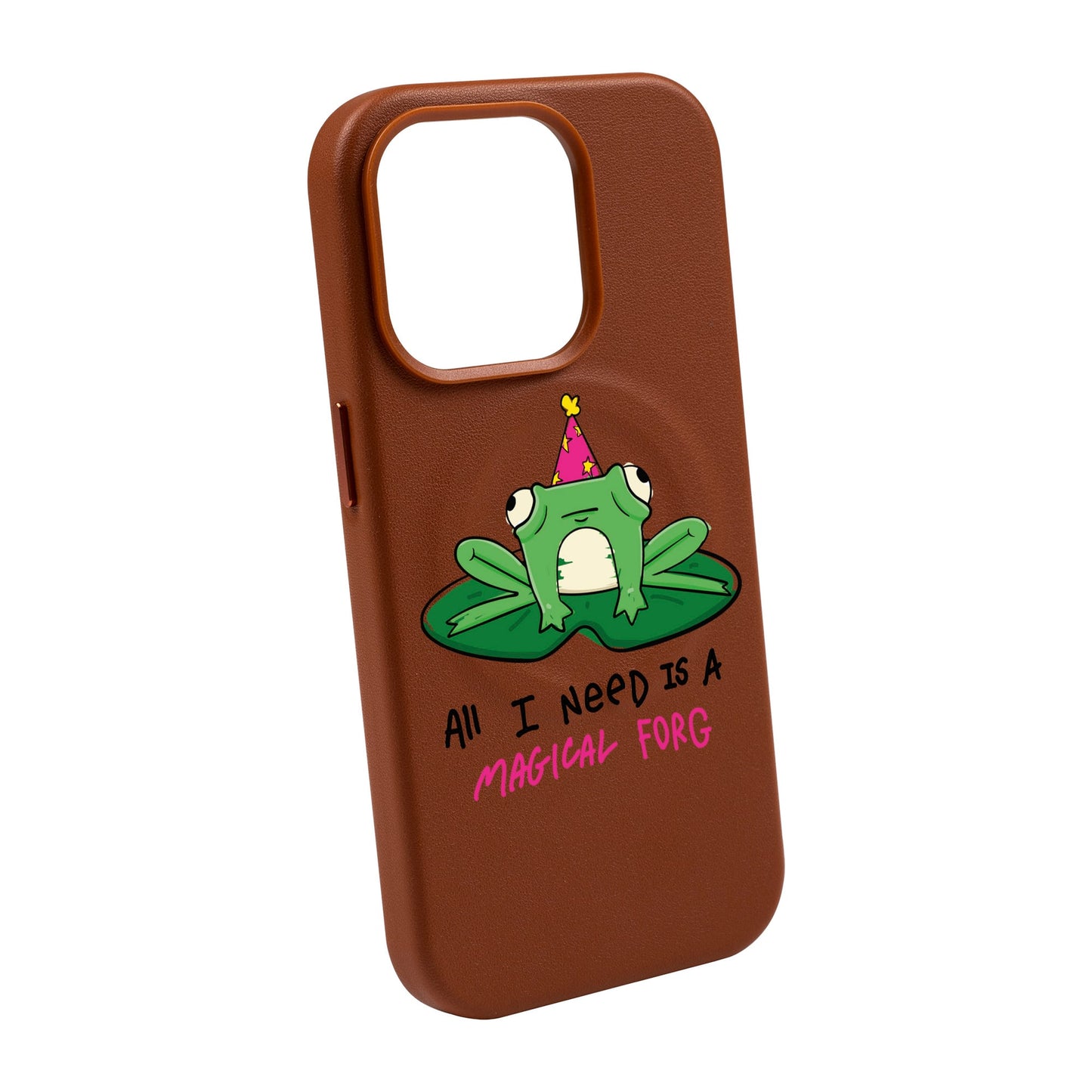 FORG-Leather Kılıf MagSafe Özellikli - iPhone 13