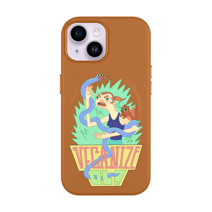 VEGANİZE-Leather Kılıf MagSafe Özellikli - iPhone 13