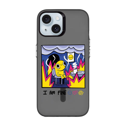 I AM FINE-iPhone 15 Hold Kılıf MagSafe Özellikli