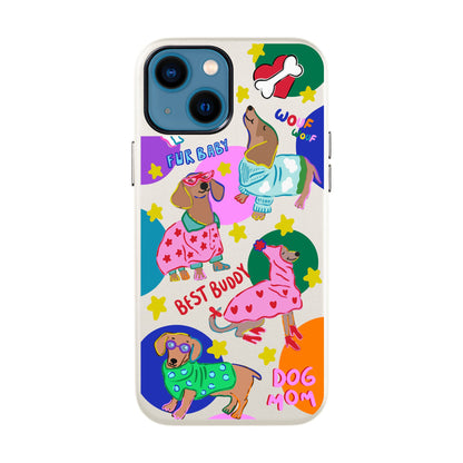 DOG MOM-iPhone 13 Mini Leather Kılıf