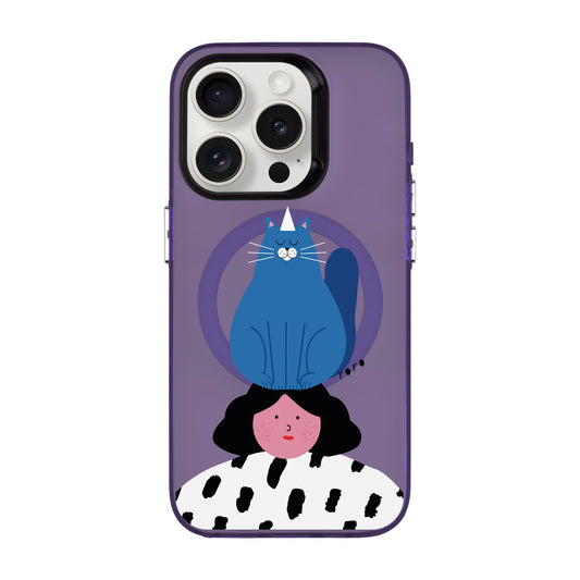 NAUGHTY CAT-iPhone 13 Pro Hold Kılıf MagSafe Özellikli