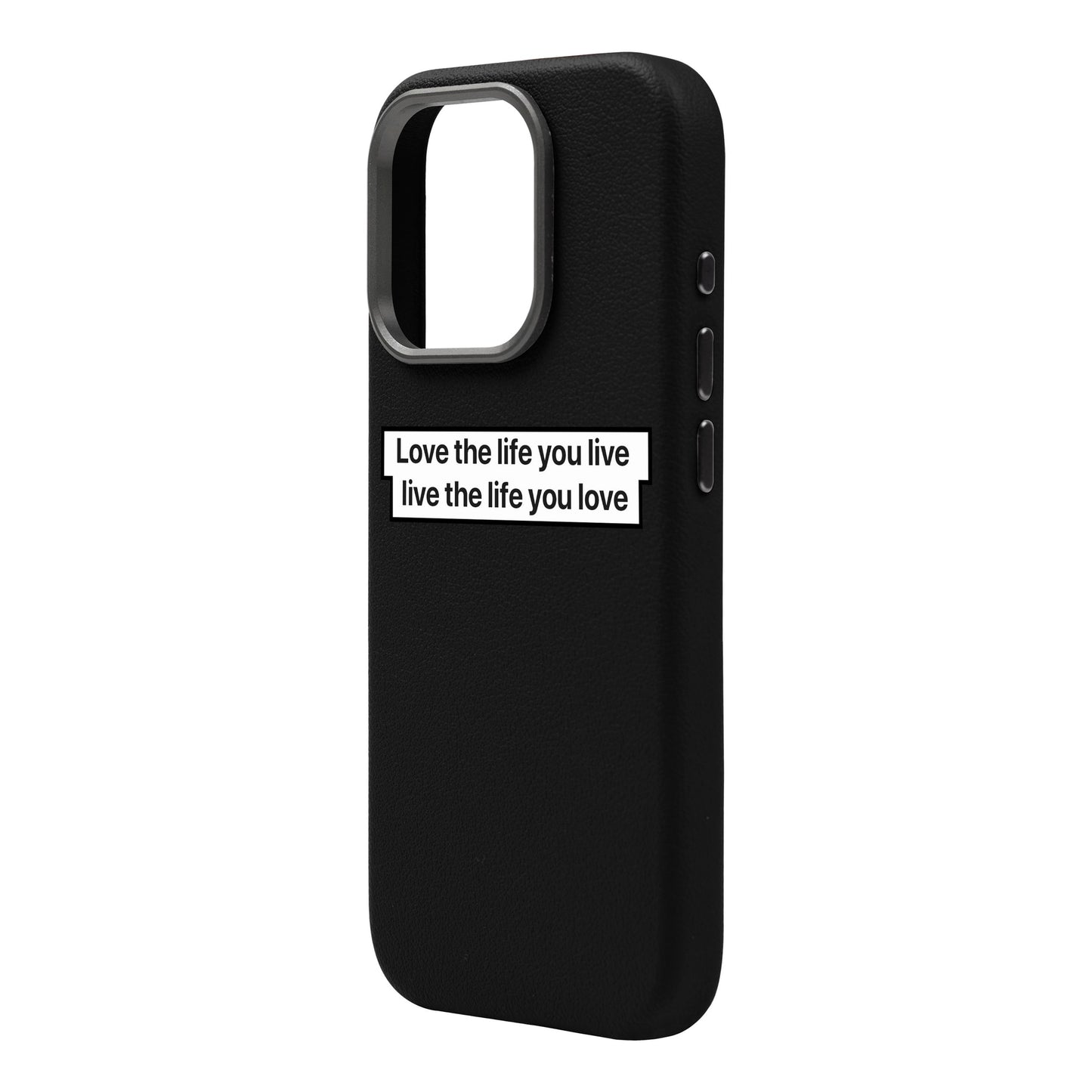 LOVE THE LIFE-iPhone 16 Pro Leather Premium Kılıf MagSafe Özellikli