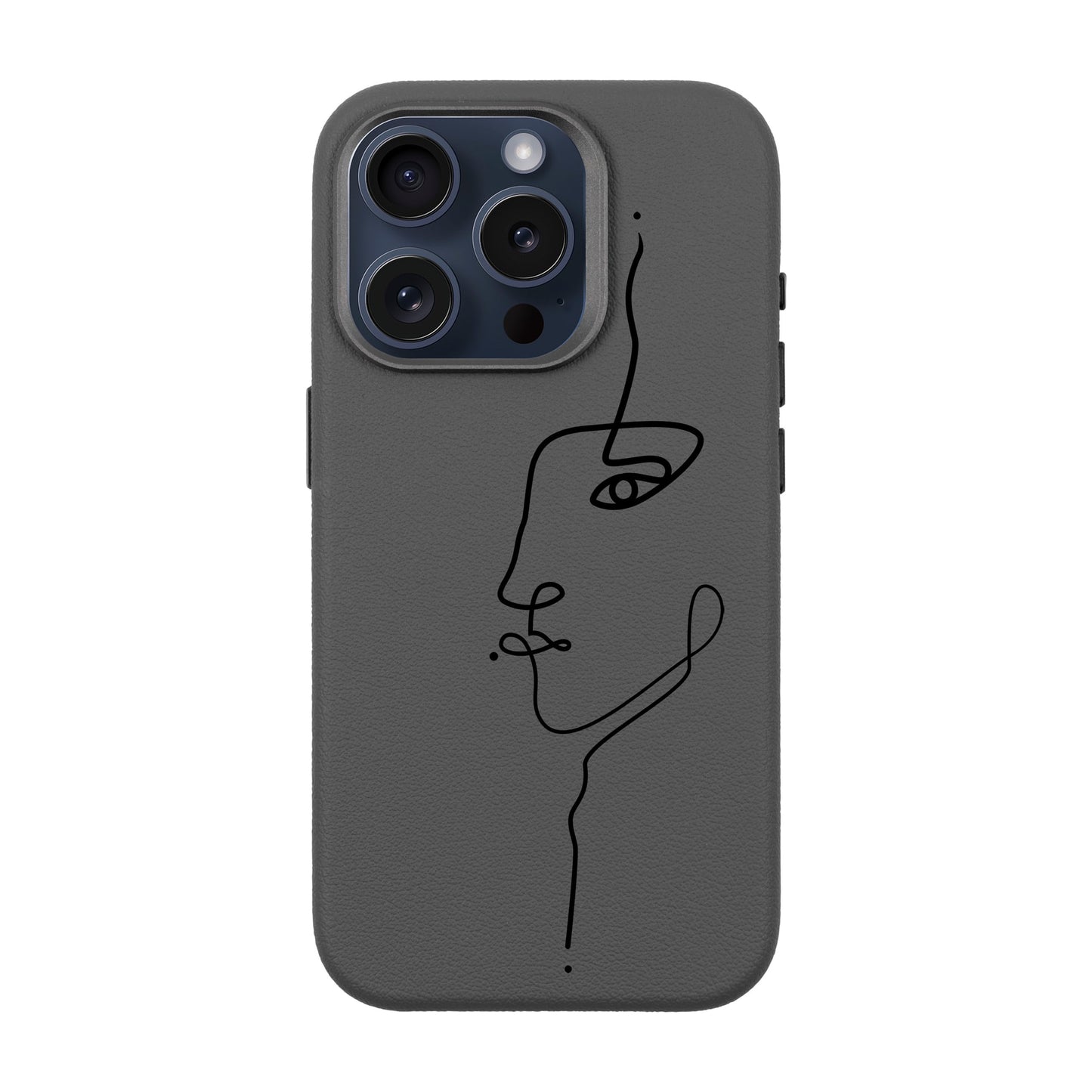 FACE-iPhone 15 Pro Leather Premium Kılıf MagSafe Özellikli